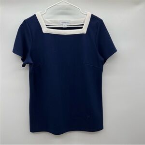 Liz Claiborne blue top ladies S.